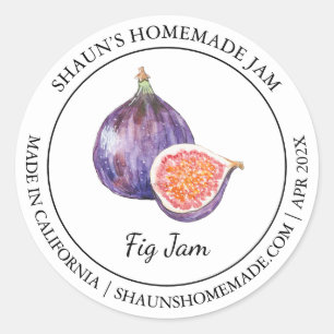 Adesivo Rótulo Fig Jam Modern
