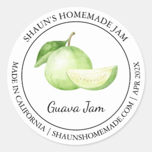 Adesivo Rótulo Guava Jam Modern