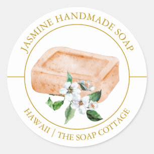 Adesivo Rótulo Jasmine Soap