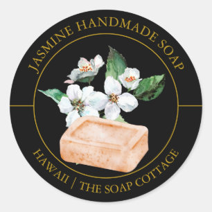 Adesivo Rótulo Jasmine Soap