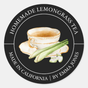 Adesivo Rótulo Lemonlaw Tea Modern