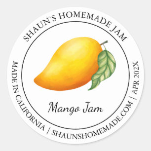 Adesivo Rótulo Mango Jam Modern