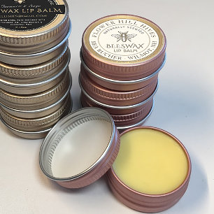 Adesivo Rótulo Mini Apiary Heraldic Bee Lip Balm ou Cande
