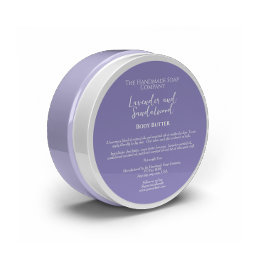 Adesivo Rótulo Mínimo de Cosméticos Roxos