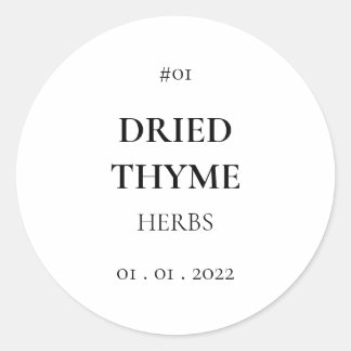 Adesivo Rótulo Moderno da Armadilha de Especiarias