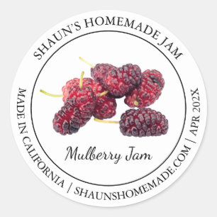 Adesivo Rótulo Mulberry Jam Modern