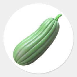 Adesivo Rótulo Redondo Glossy Armenian Cucumber Plástico 3