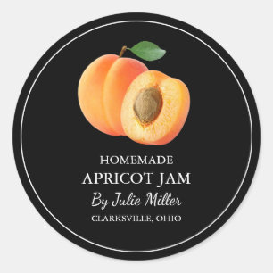 Adesivo Rótulo Simples de Emperramento de Apricot em Casa