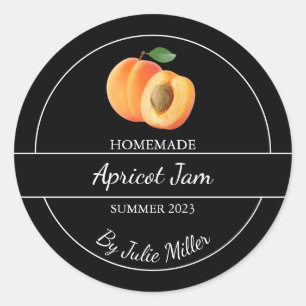 Adesivo Rótulo Simples de Emperramento de Apricot em Casa
