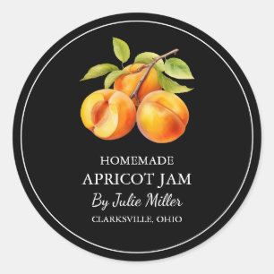 Adesivo Rótulo Simples de Emperramento de Apricot em Casa