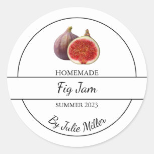 Adesivo Rótulo Simples de Emperramento de Fig Homemade