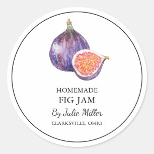 Adesivo Rótulo Simples de Emperramento de Fig Homemade