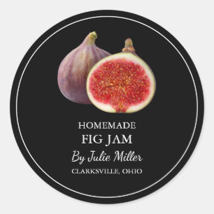 Adesivo Rótulo Simples de Emperramento de Fig Homemade