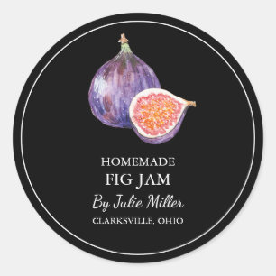 Adesivo Rótulo Simples de Emperramento de Fig Homemade