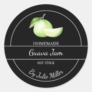 Adesivo Rótulo Simples de Emperramento de Guava Homemade