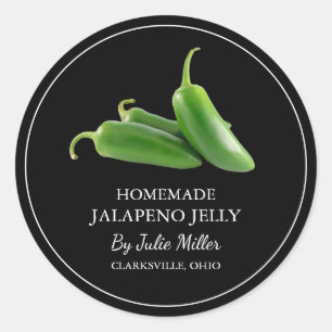 Adesivo Rótulo Simples de Jalapeno Jelly