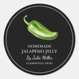 Adesivo Rótulo Simples de Jalapeno Jelly