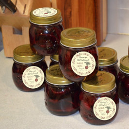 Adesivo Rótulo V2 de Triagem de Beterraba picada Vintage