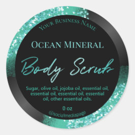 Adesivo Rótulos bonito de Esfregaço de Corpo Preto com Lar