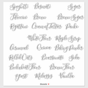 Adesivo Rótulos de Canister de Armazenamento de Panternas