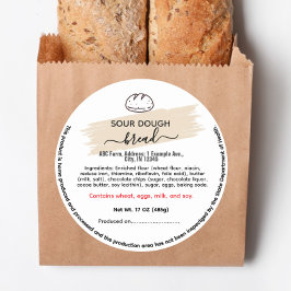 Adesivo Rótulos de comidas de casacos de Indiana