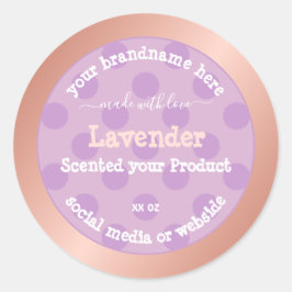 Adesivo Rótulos de Encapsulamento de Produtos Pontas Roxos