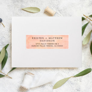 Adesivo Rótulos de Endereço Convidado do Sunset Mountain