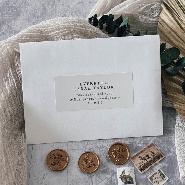 Adesivo Rótulos de Endereço Convidado para Casamento de Sc (Criador carregado)