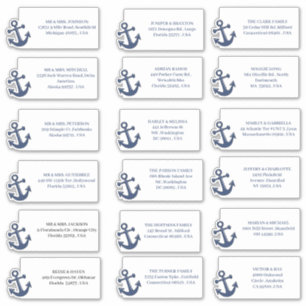 Adesivo Rótulos de Endereço de Convite para Casamento de P