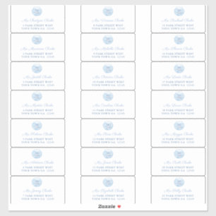 Adesivo Rótulos de Endereço de Envelope de Convidado Chi