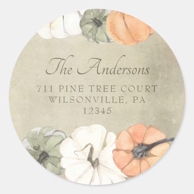 Adesivo Rótulos de Endereço de Retorno de Bombeiros Russos (Frente)