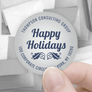 Adesivo Rótulos de Endereço de Retorno de Folha Faux Folid