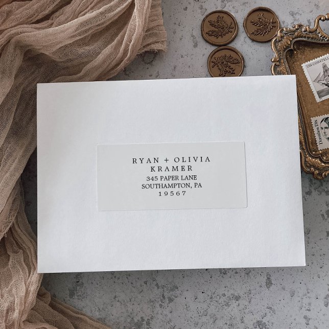 Adesivo Rótulos de Endereços Convidados de Casamento de Ti (Criador carregado)