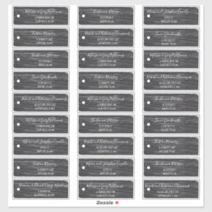 Adesivo Rótulos de Endereços Convidados para Marcadores Pr