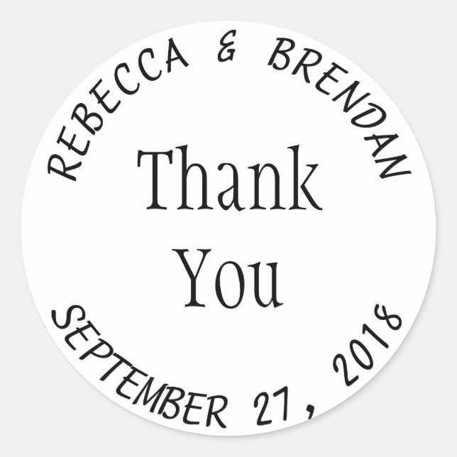 Adesivo Rótulos de Favoritos de Texto Curvado em Branco Re (Frente)