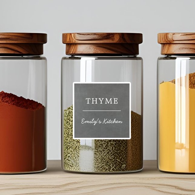 Adesivo Rótulos de Jar de Cozinha à Prova de Água para Pai (Criador carregado)