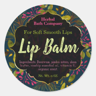 Adesivo Rótulos de Lip Balm