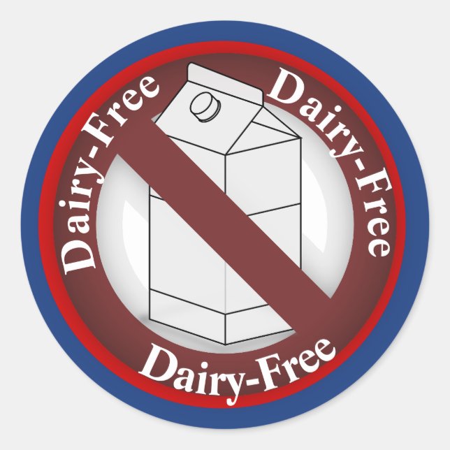 Adesivo Rótulos de Produtos Sem Lactose (Frente)