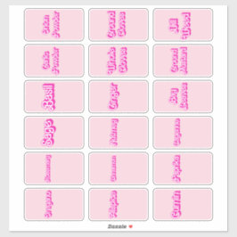 Adesivo Rótulos de salto de ervas e especiarias