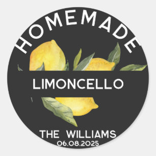 Adesivo Rótulos Personalizados de Limoncello Italiano Case