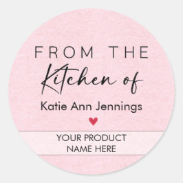 Adesivo Rótulos Personalizados de Produtos da Cozinha de A