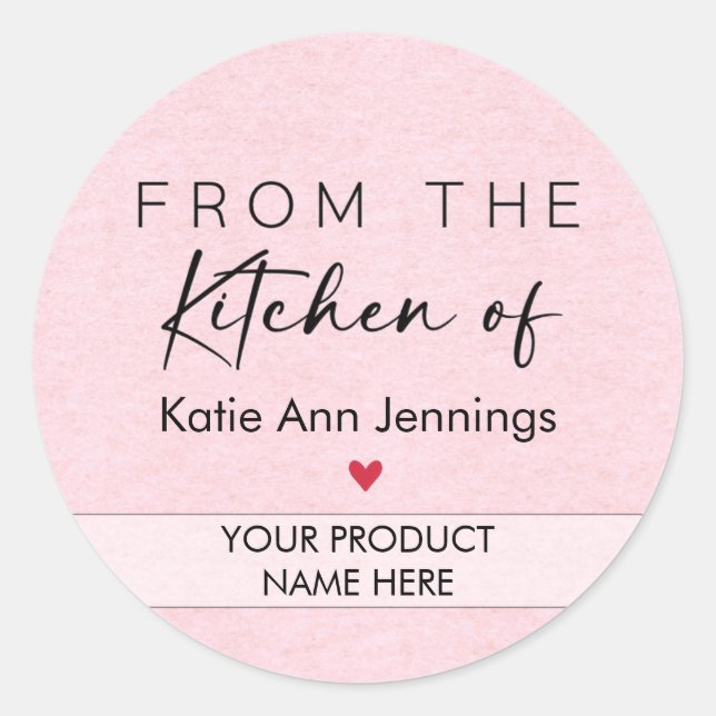 Adesivo Rótulos Personalizados de Produtos da Cozinha de A (Frente)