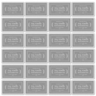 Adesivo Rótulos Rótulos de Velas de Soja Caseira 24x Cin