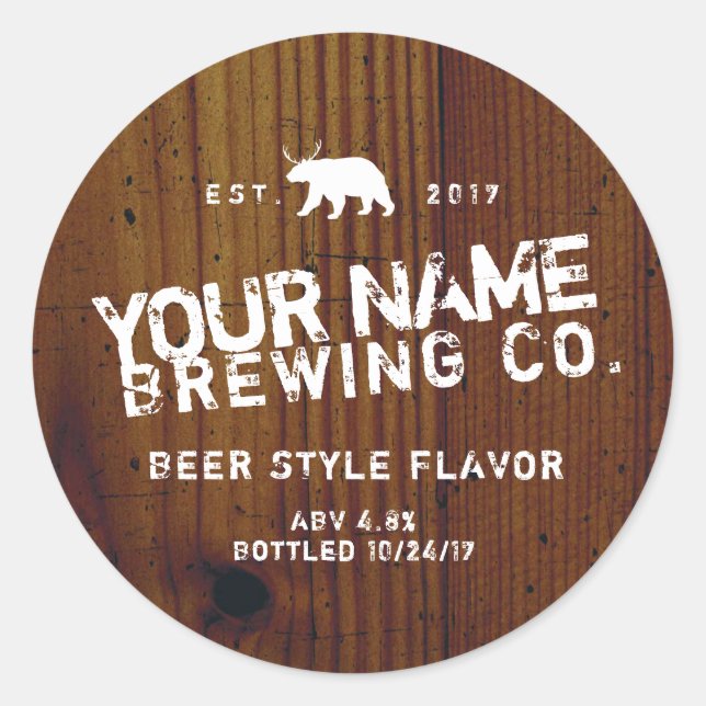 Adesivo Rótulos Russos Personalizados - Adicione suas próp (Frente)