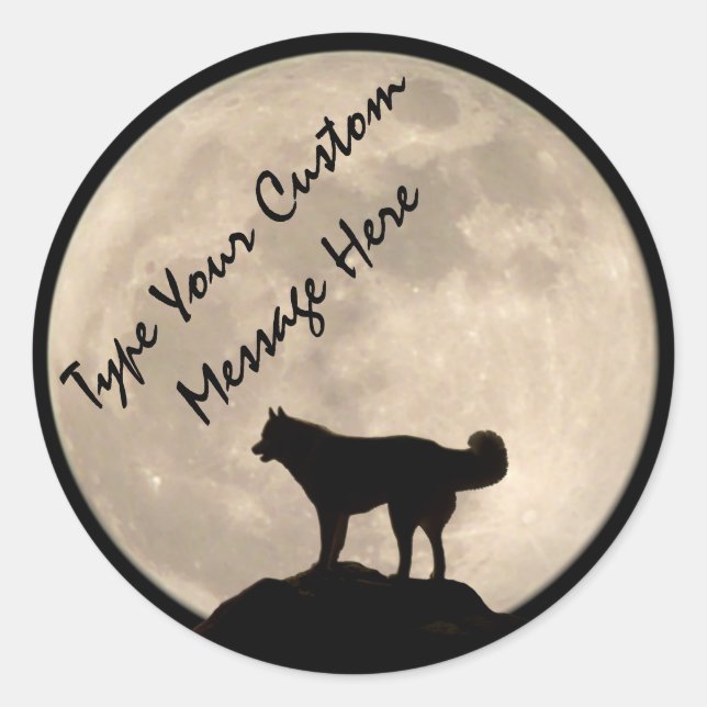 Adesivo Rouco Stickers Siberian Husky Malamute Stickers (Frente)