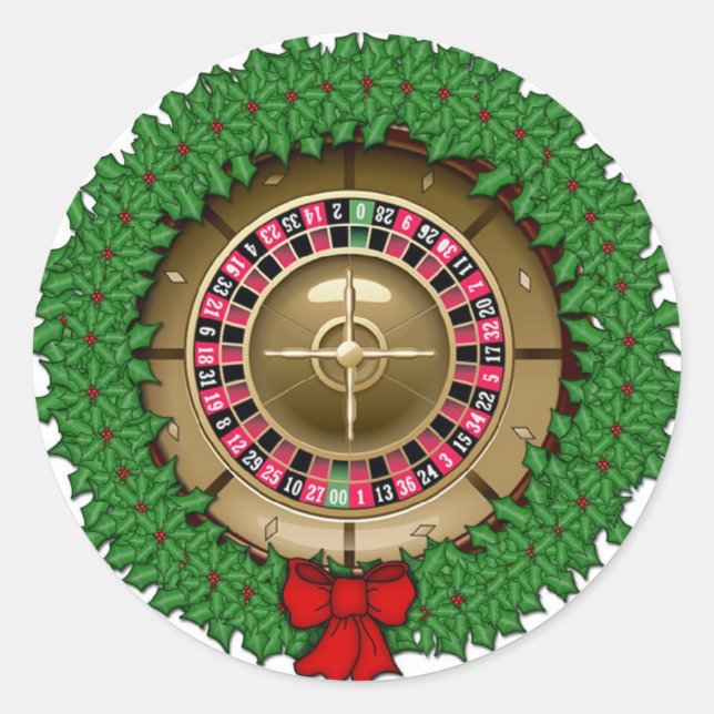Adesivo Roulette Wheel, Wreath (Frente)