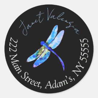 Adesivo Round address labels