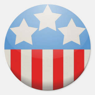 Adesivo Round America Sticker