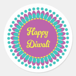 Adesivo Round Diwali Stickers