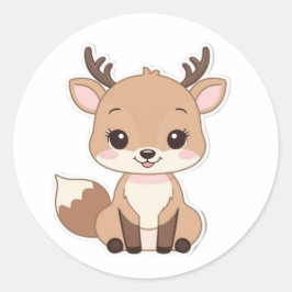 Adesivo Round Kawaii Dee Sticker - Bonita e Divertida